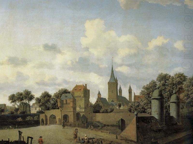 Jan van der Heyden Church of the landscape oil painting picture